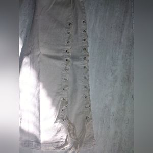 Vintage Beige String Side Pants
